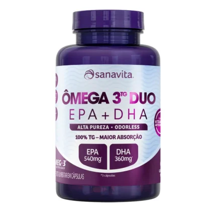 Ômega 3 TG Duo Sanavita 60 cápsulas