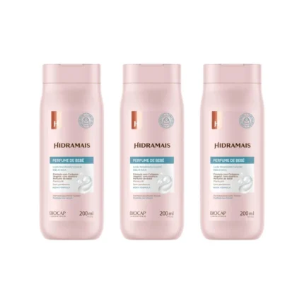 HIDRATANTE CORPORAL HIDRAMAIS 200ML PERFUME BEBE - KIT C/3UN