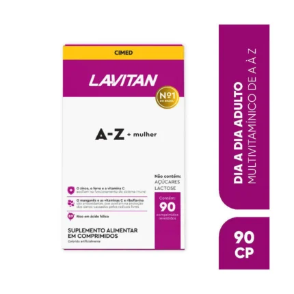 Polivitamínico Lavitan A-Z +Mulher 90 comprimidos