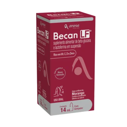 Polivitamínico Becan LF Morango 14ml